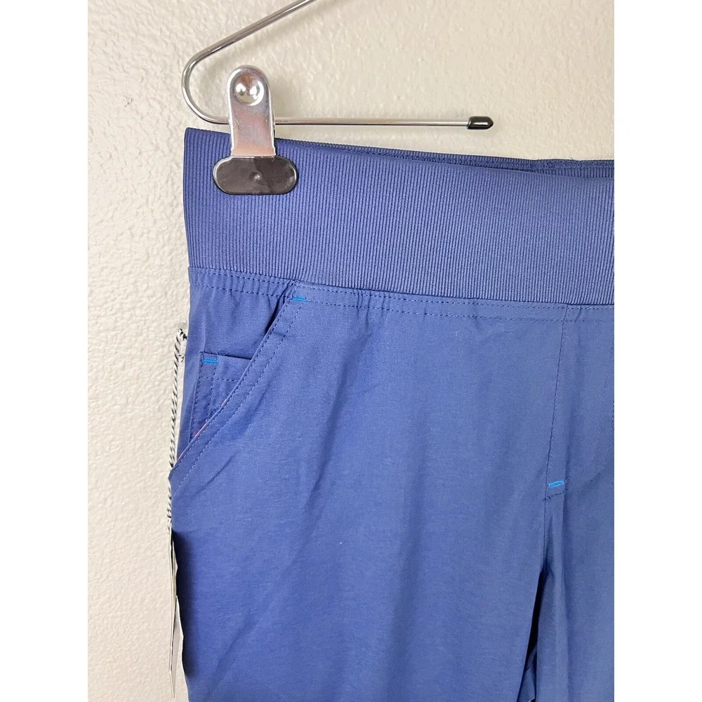 Koi Basics Women's Laurie Yoga-Style Scrub Pants Navy Blue‎ Sz Small Regular NWT